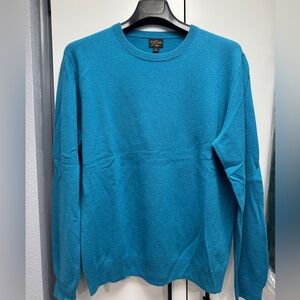 JCrew turquoise blue Cashmere sweater